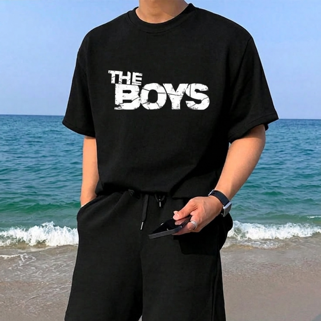 The Boys Baskılı Oversize Tişört
