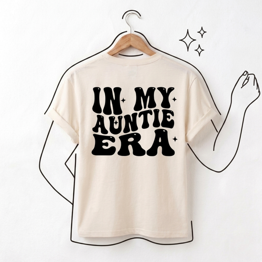 Auntie Era Baskılı Oversize Tişört
