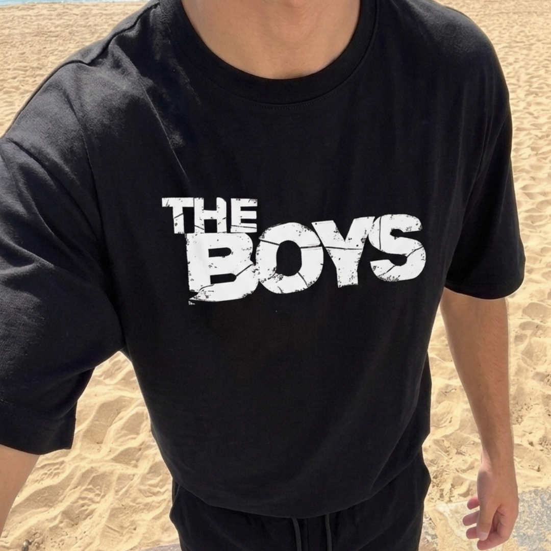 The Boys Baskılı Oversize Tişört