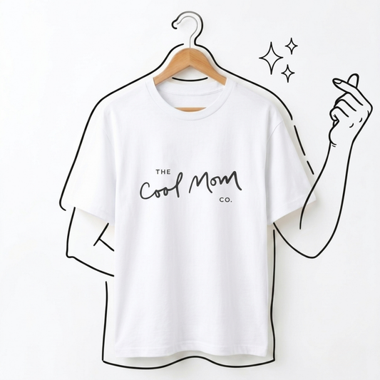 Cool Mom Baskılı Oversize Tişört