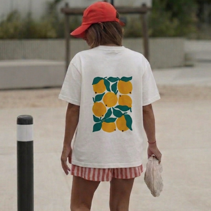 Lemonade Baskılı Oversize Tişört