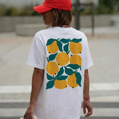 Lemonade Baskılı Oversize Tişört