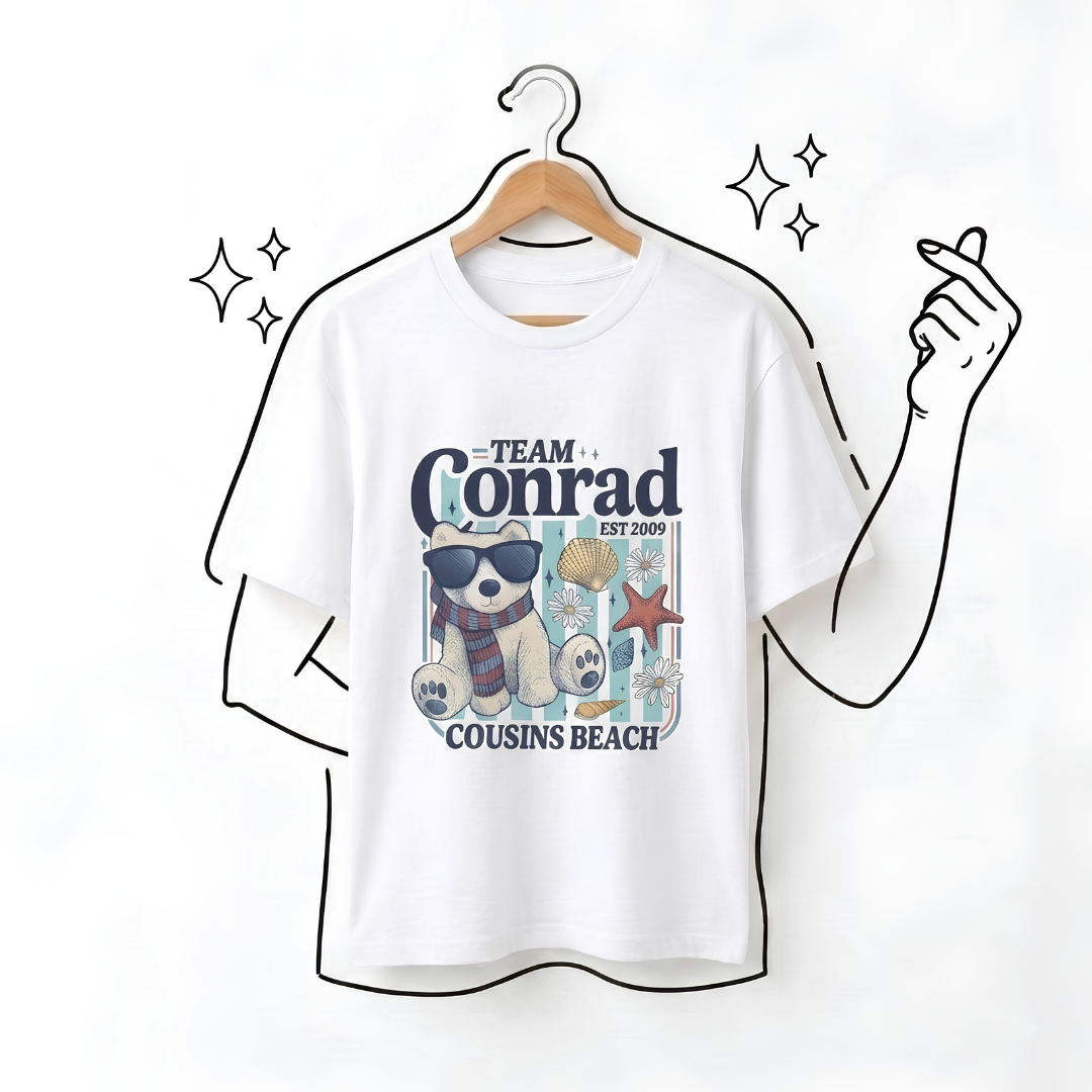 Team Conrad TSITP Baskılı Oversize Tişört