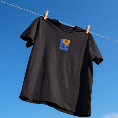 Sunflower Baskılı Oversize Tişört