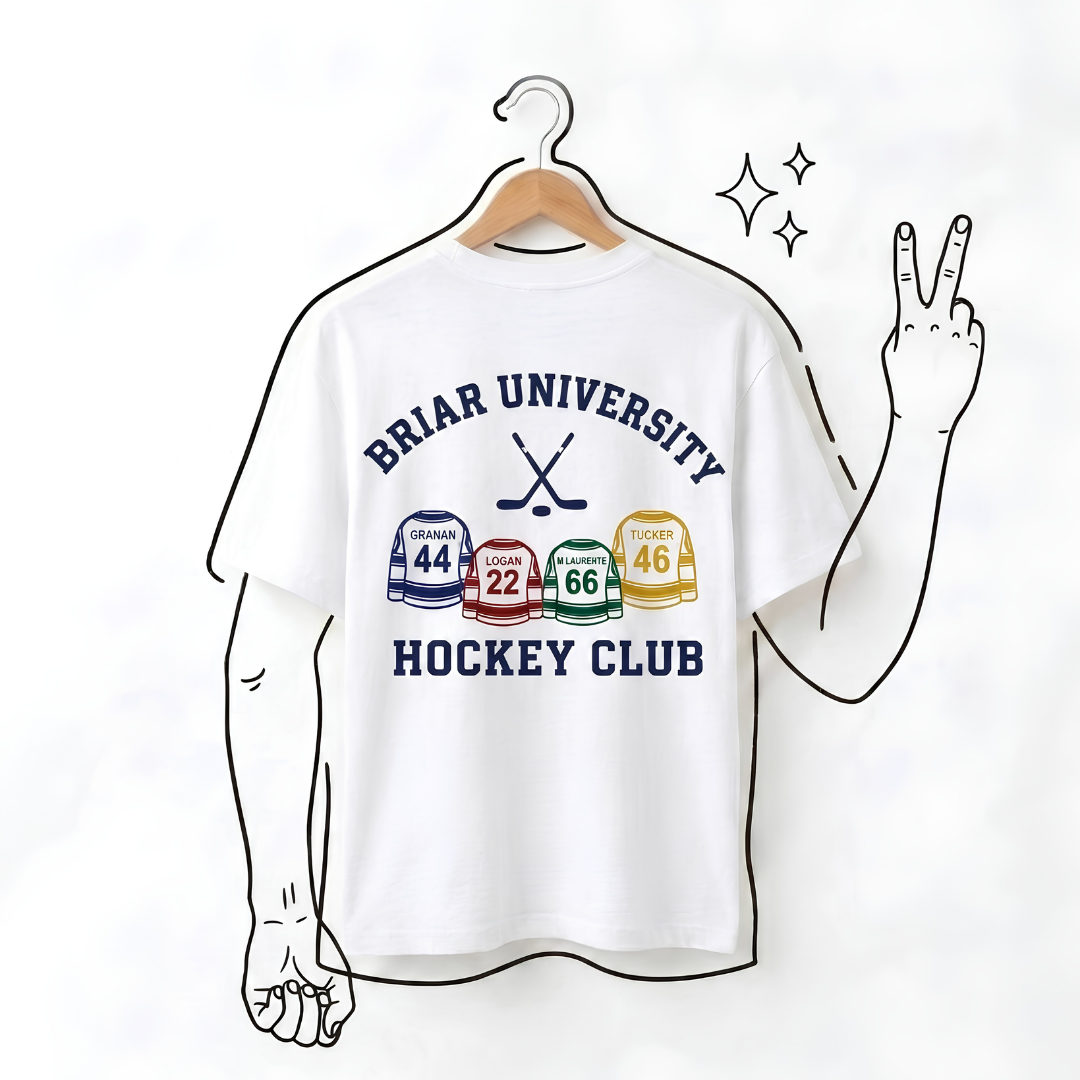 Briar University - Off Campus Baskılı Oversize Tişört