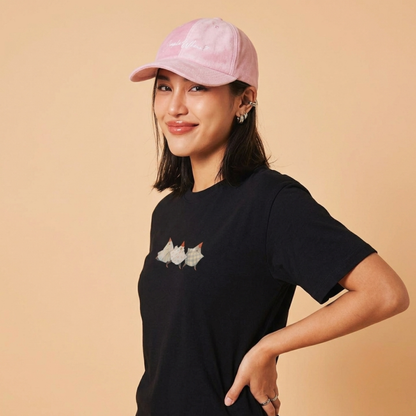 Ghosting Baskılı Oversize Tişört