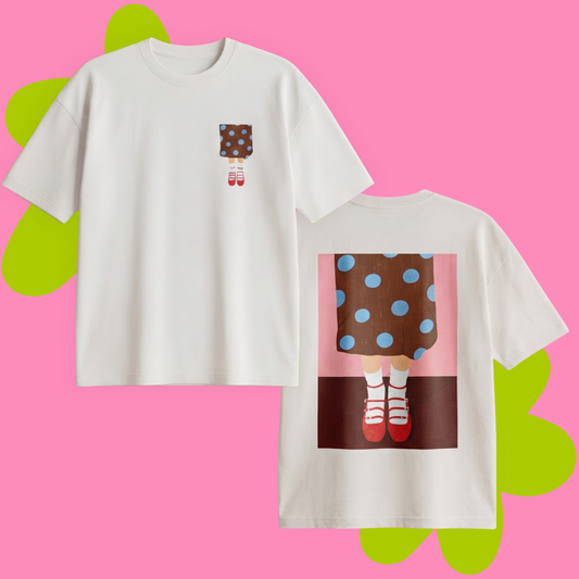Baggy Style Baskılı Oversize Tişört