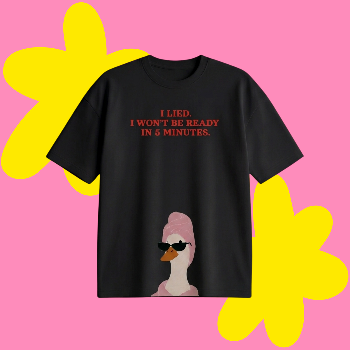 I Lied - Duck Oversize Tişört
