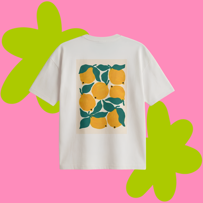 Lemonade Baskılı Oversize Tişört
