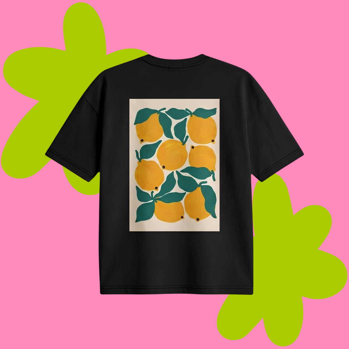 Lemonade Baskılı Oversize Tişört