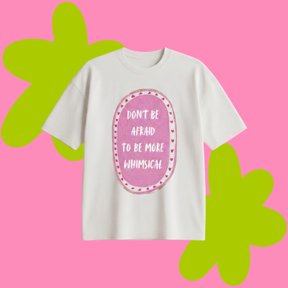 Whimsical Baskılı Oversize Tişört