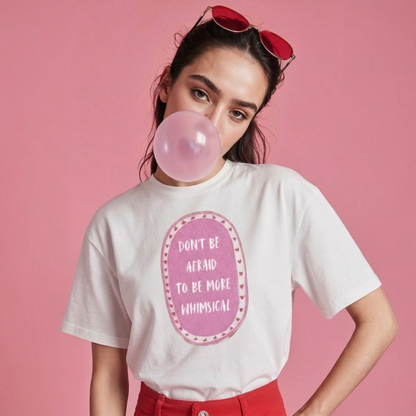 Whimsical Baskılı Oversize Tişört